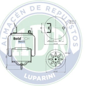 FUELLE DE SUSPENSION VOLVO