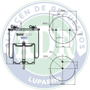 FUELLE DE SUSPENSION SCANIA