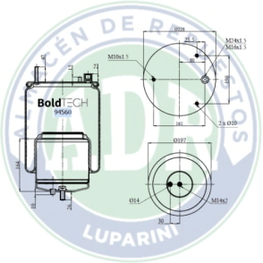 FUELLE DE SUSPENSION VOLVO
