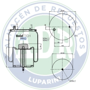 FUELLE DE SUSPENSION RENAULT