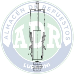 FUELLE DE CABINA C/AMORT SCANIA SERIE 4  TRASERO