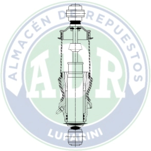 FUELLE CABINA C/AMORT MERCEDES BENZ ACTROS DELANTERO