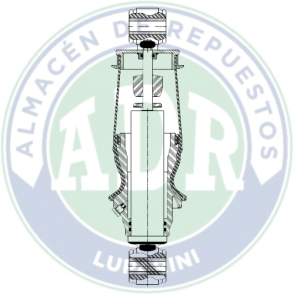 FUELLE CABINA C/AMORT MERCEDES BENZ AXOR TRASERO