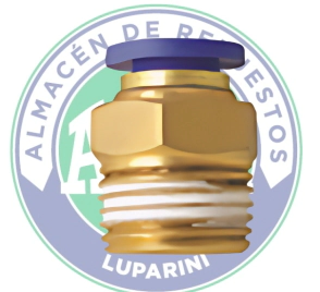 CONECTOR RECTO 1/8 PARA TUBO 4 MM