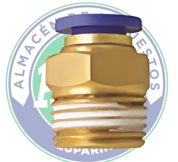 CONECTOR RECTO 3/8 PARA TUBO 8 MM