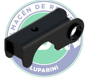 SOPORTE DE ELASTICO RANDON EJE REDONDO